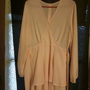 Light Pink Romper Dress /Shorts underneath